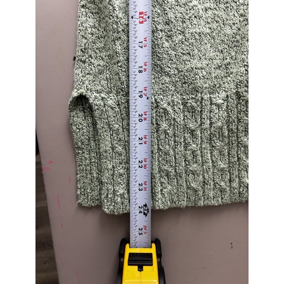 Woman Long Tunic Style Soft Sweater Geometric Design Sz L By Woman By Design - Picture 6 of 7